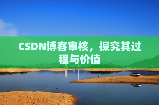 CSDN博客审核，探究其过程与价值